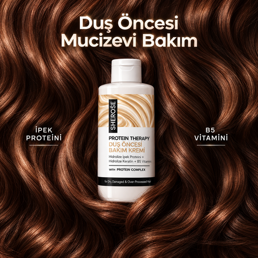 Sherose Yoğun İşlem Görmüş, Çok Kuru ve Yıpranmış Saçlar için Güçlendirilmiş Onarıcı & Kurtarıcı Saç Bakım Maskesi 200 ML